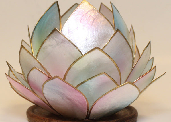 Lotus Fyrfadsstager Wood