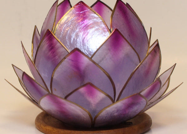 Lotus Fyrfadsstager Wood