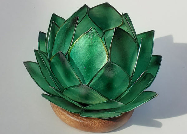 Lotus Fyrfadsstager Wood