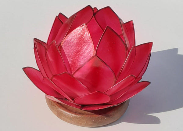 Lotus Fyrfadsstager Wood