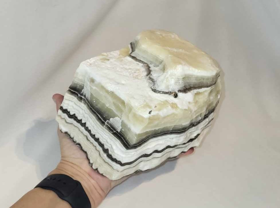 Zebra Calcit - 3.9 kg.