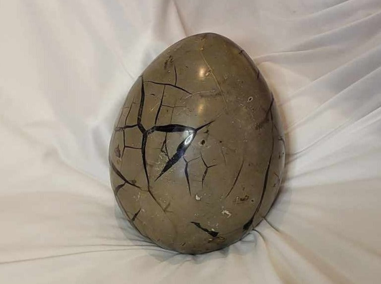 Drageæg Septarie Sort - 7,6 kg. SENDES IKKE