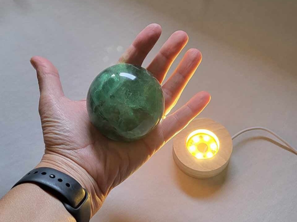 LED Træholder med lys - Lille