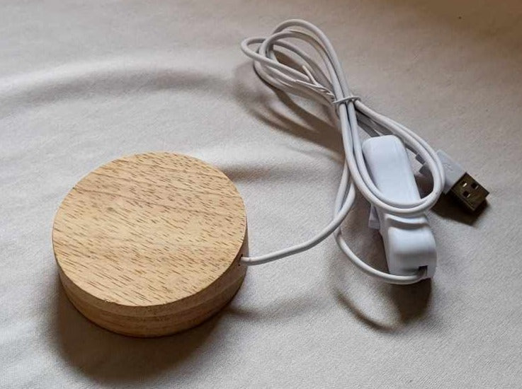 LED Træholder med lys - Lille