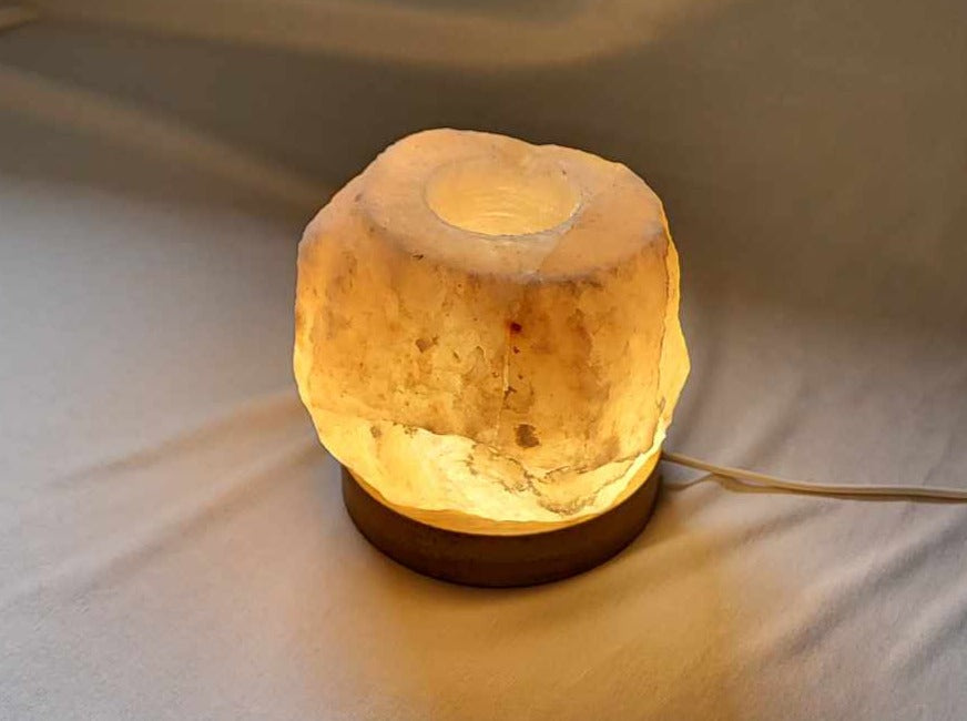 LED Træholder med lys - 10 cm