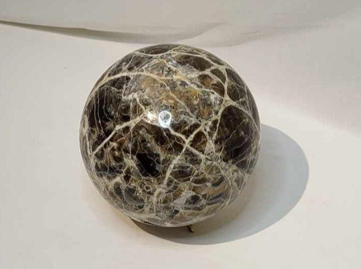 Zebra Calcit Kugle 4.2 Kg - Sendes ikke