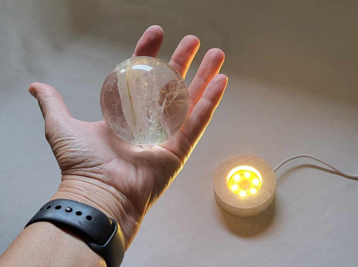 LED Træholder med lys - Lille