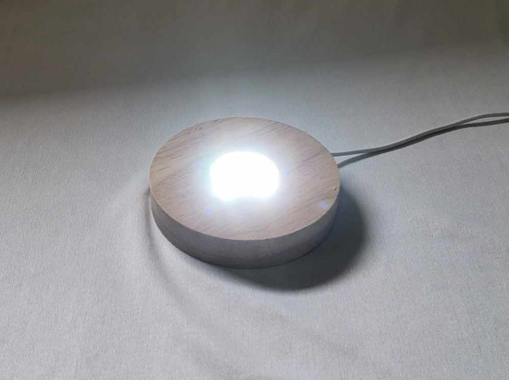 LED Træholder med lys - 10 cm
