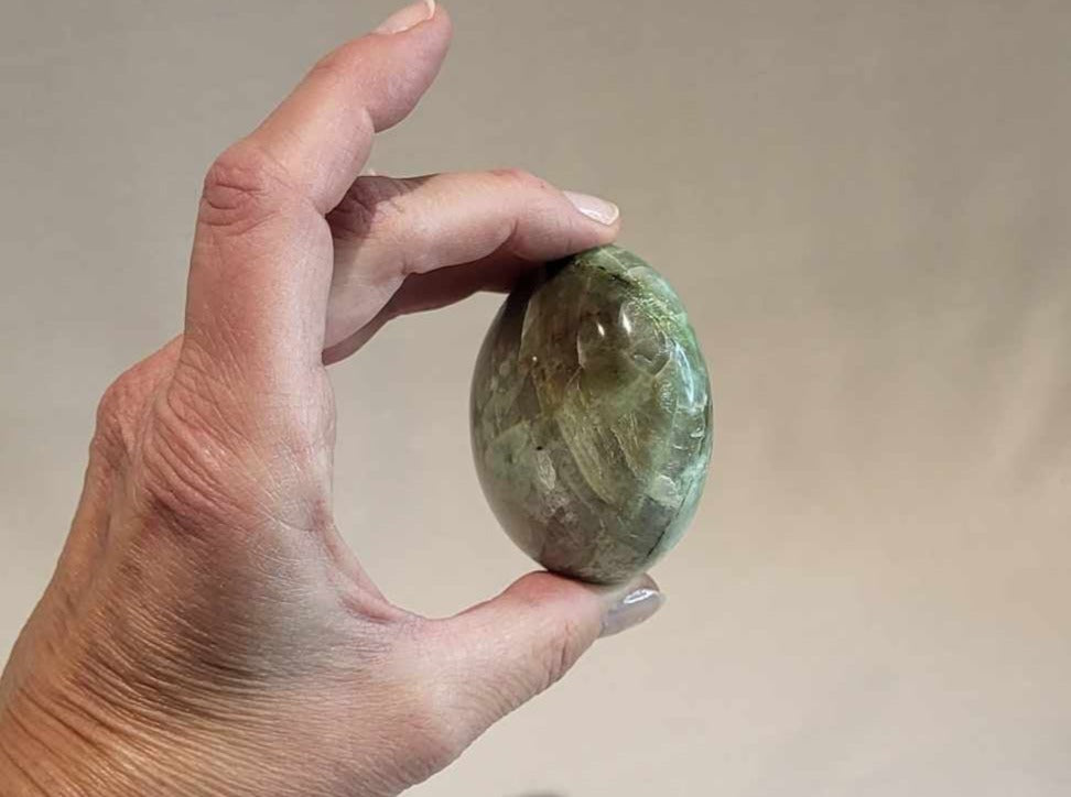 Månesten Grøn Palmstone