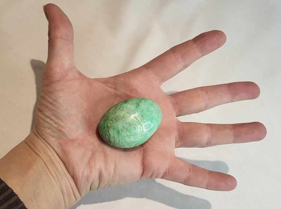 Månesten Grøn Palmstone