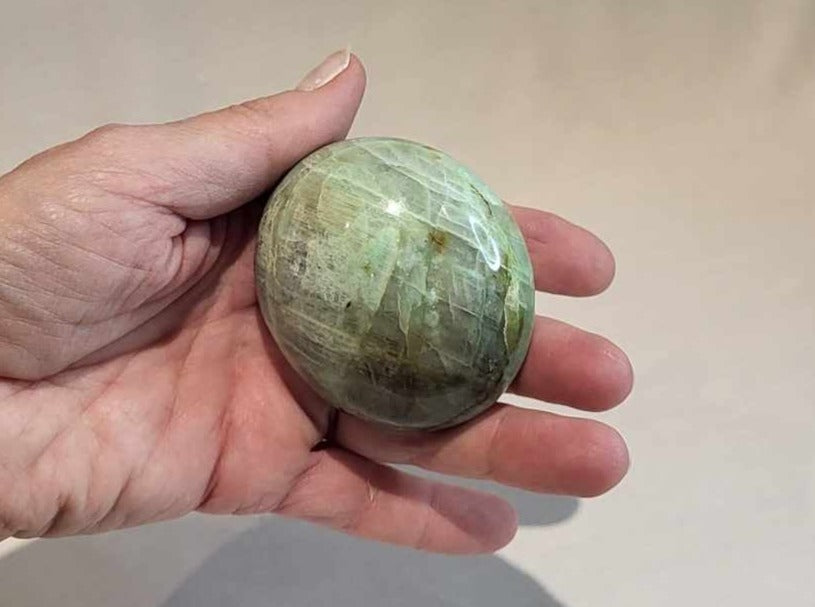 Månesten Grøn Palmstone