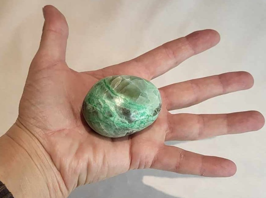 Månesten Grøn Palmstone