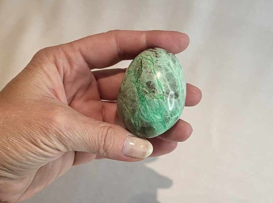 Månesten Grøn Palmstone