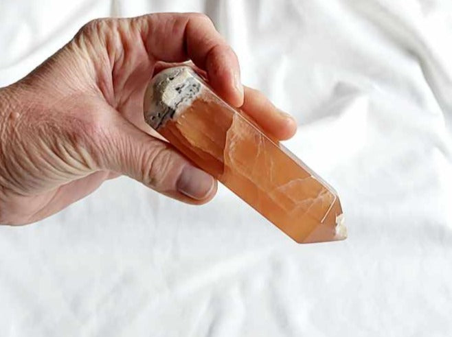 Honning Calcit Massagestav