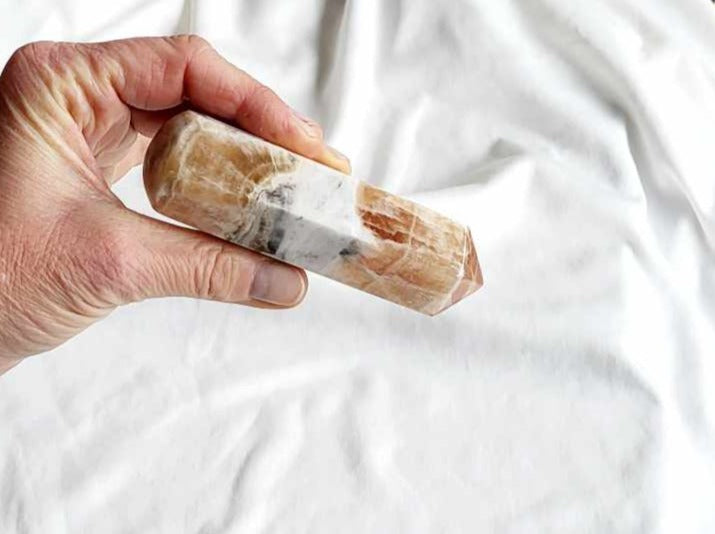 Honning Calcit Massagestav