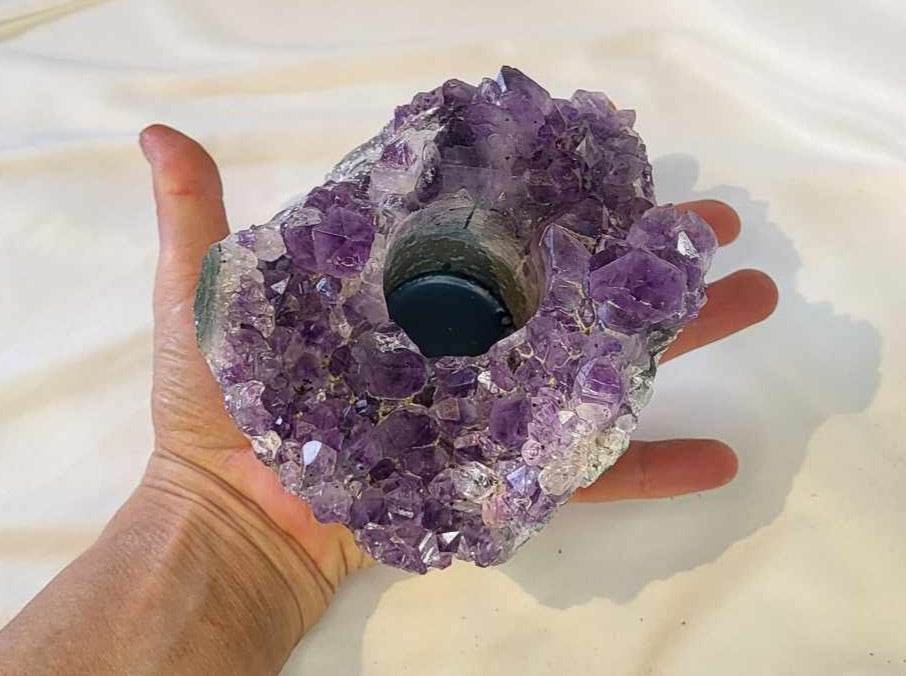 Ametyst Fyrfadsstage