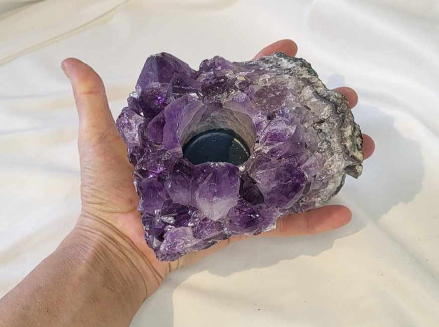 Ametyst Fyrfadsstage