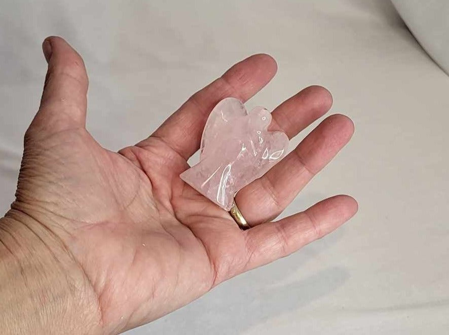 Engel Rosakvarts 4 cm