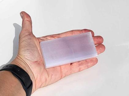 Selenit Plade 10 x 4 cm