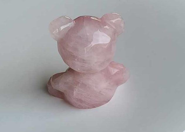 Rosakvarts Bamse 1,8 kg