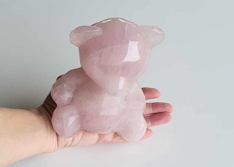 Rosakvarts Bamse 1,8 kg
