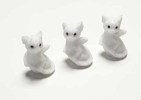 Drage Hvid Jade 8-9 CM FØDSELSDAGSTILBUD