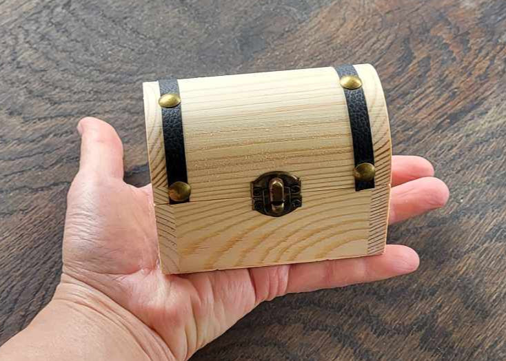 Skattekiste med Krystaller