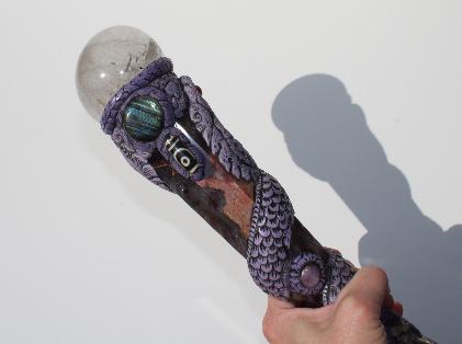 Antik Healerstav fra Tibet