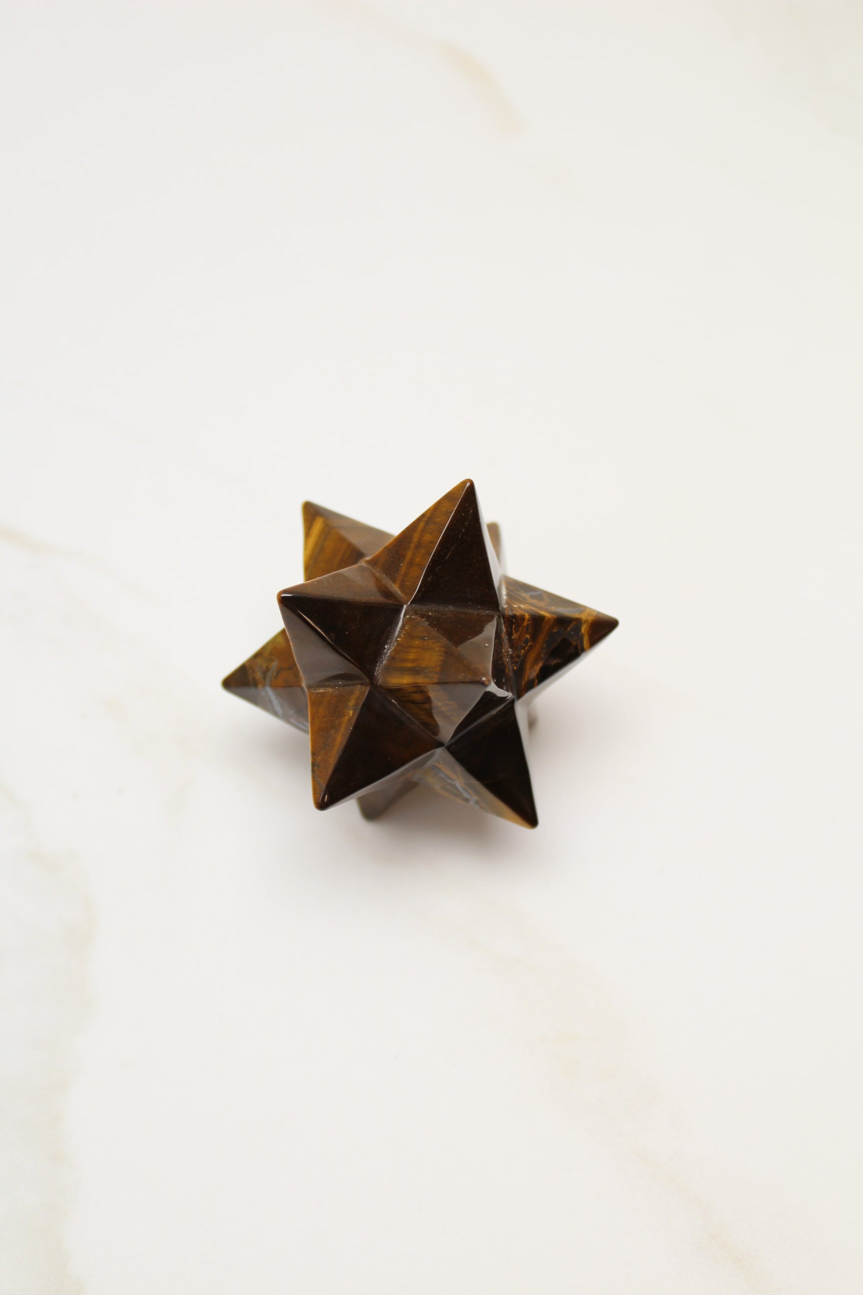 Merkaba stjerne - Tigerøje - 102g
