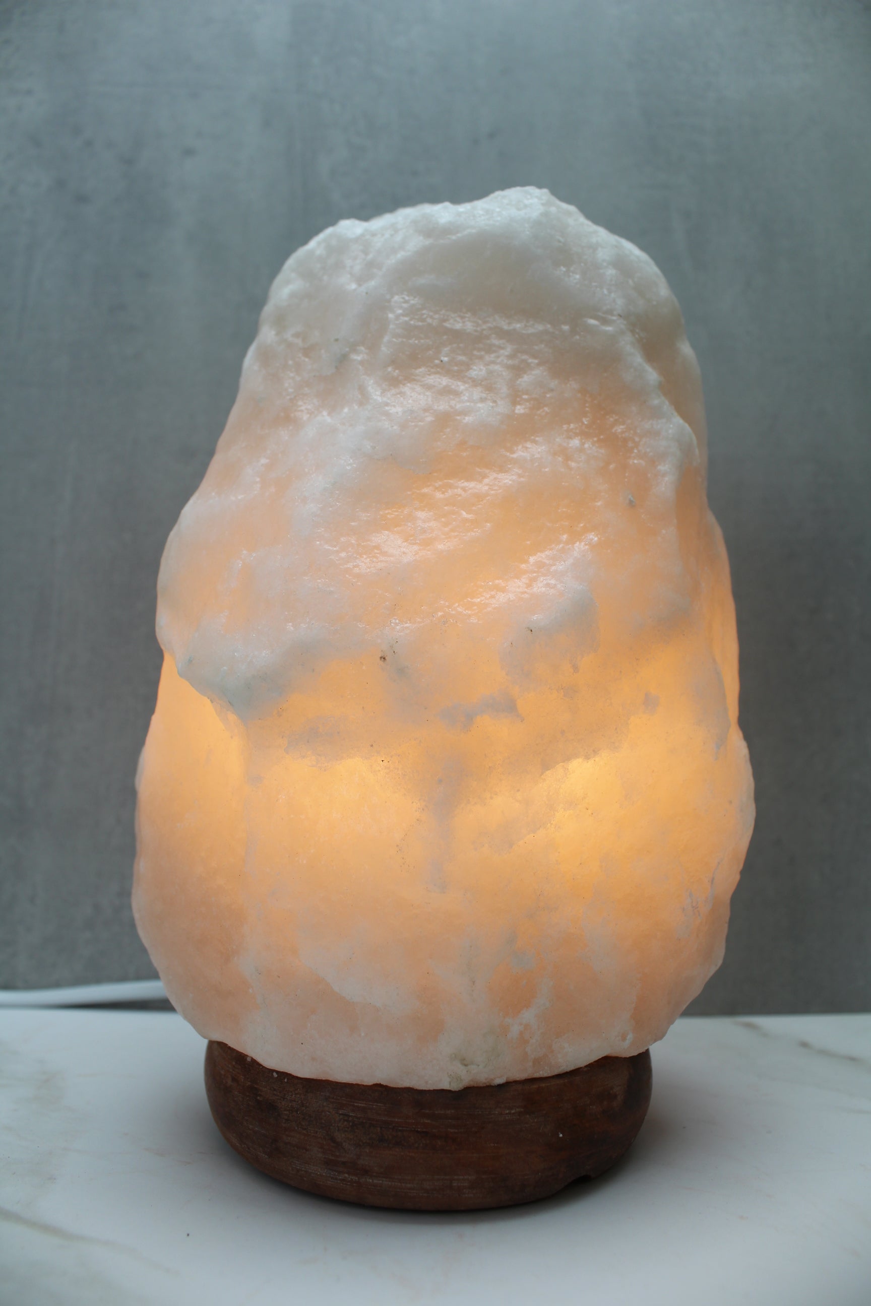 Himalaya Saltlampe Hvid 2-3 kg