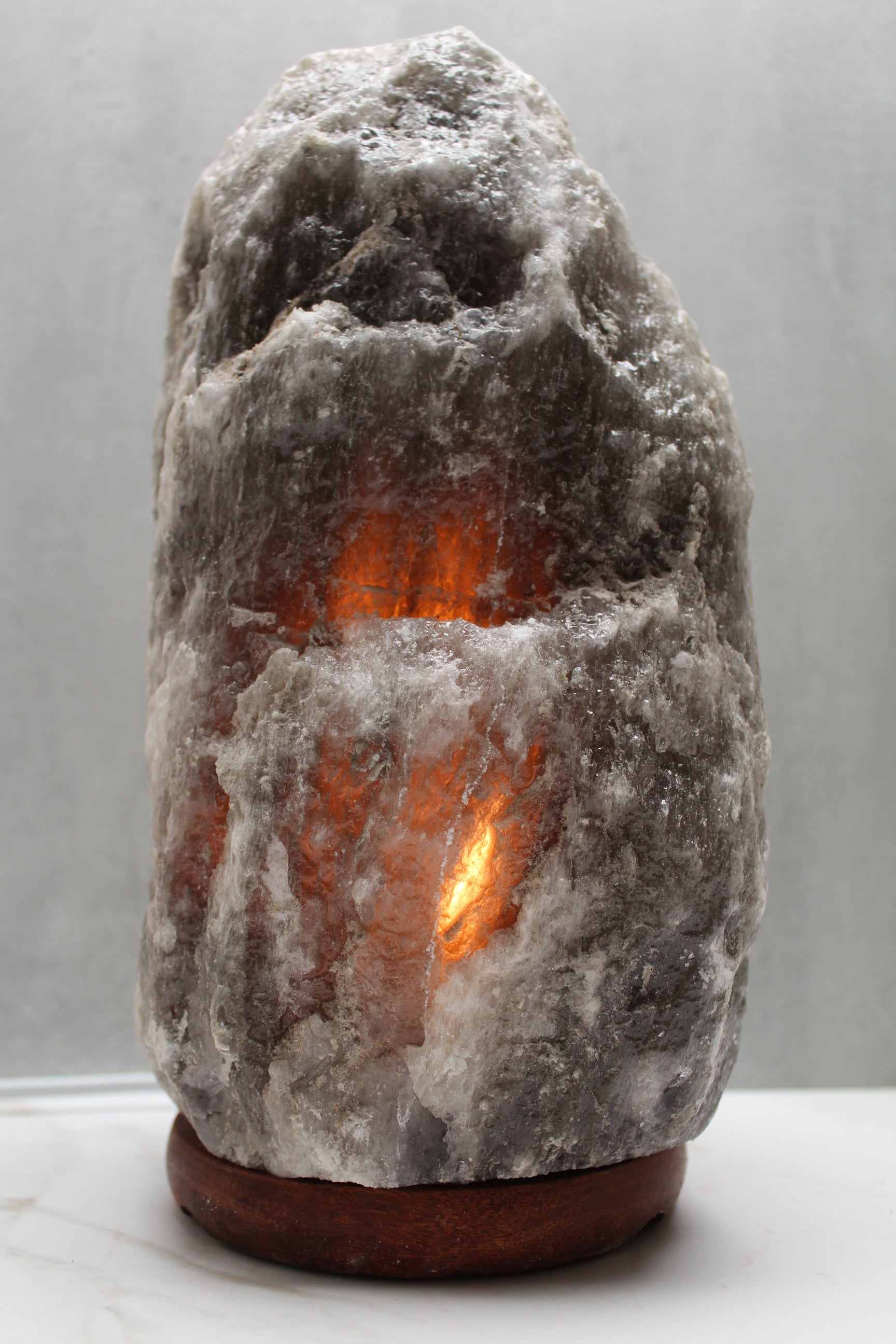 Himalaya Saltlampe Grå 4-6 kg