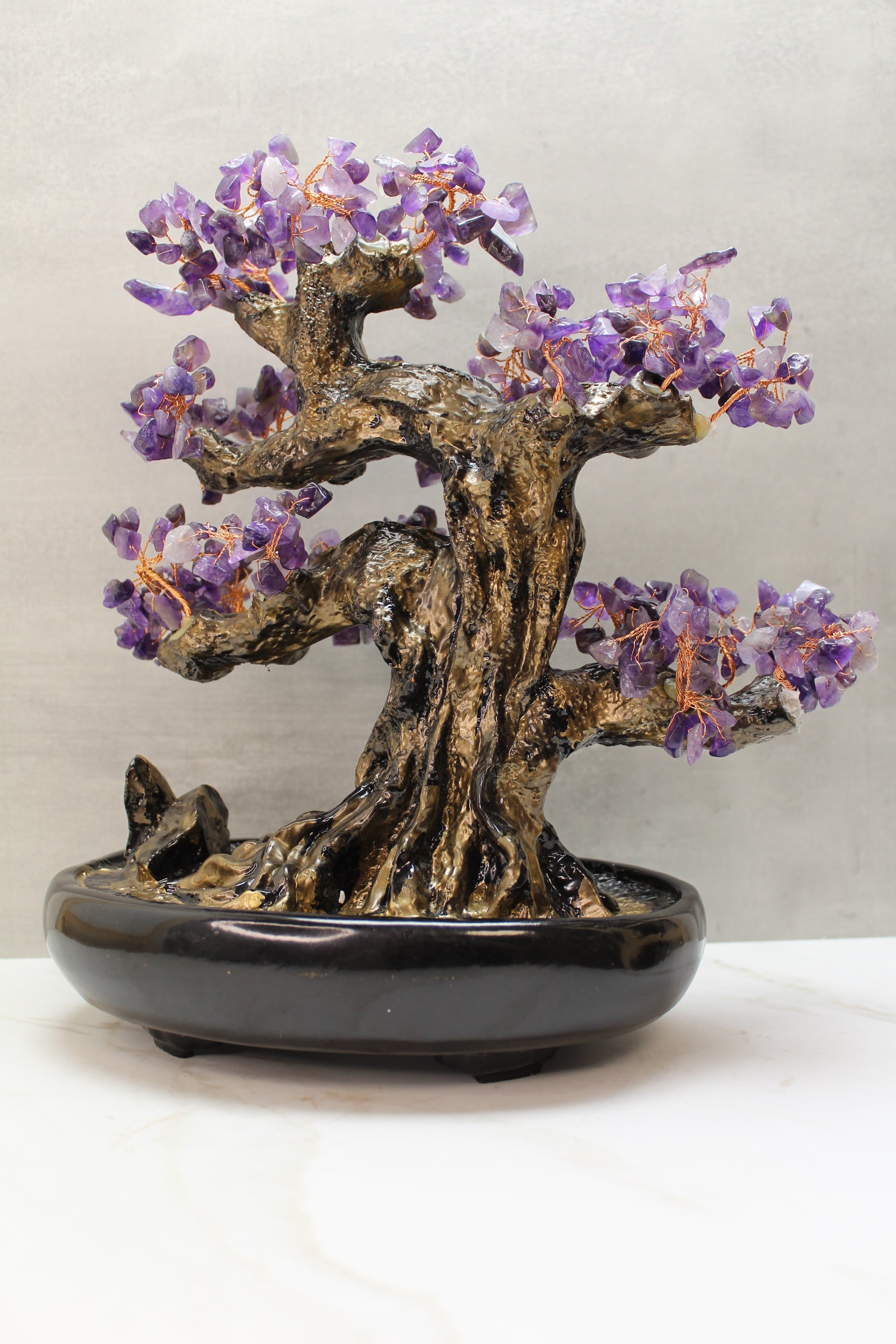 Krystaltræ 30cm - Ametyst