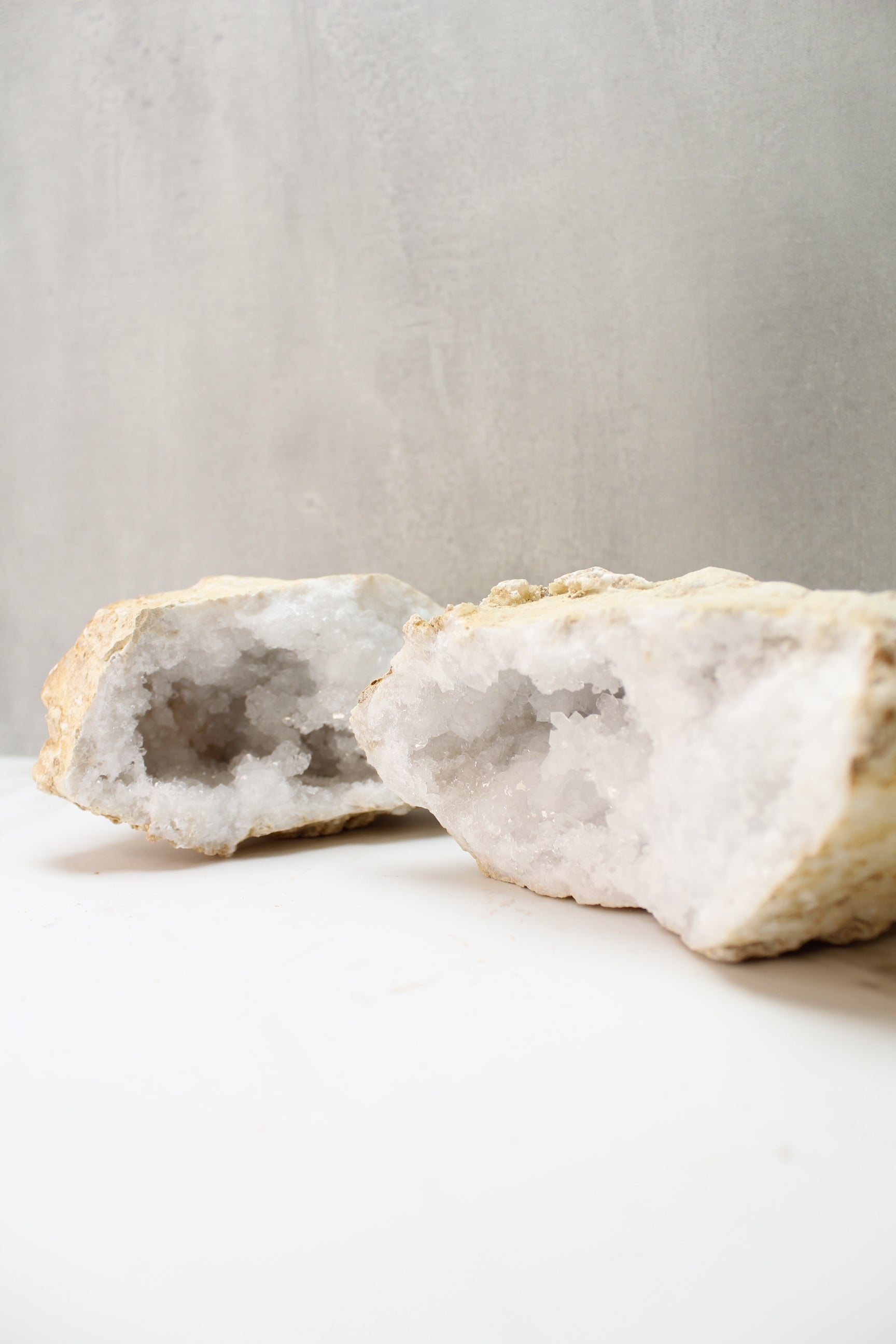 Kvarts Geode Sæt - Large