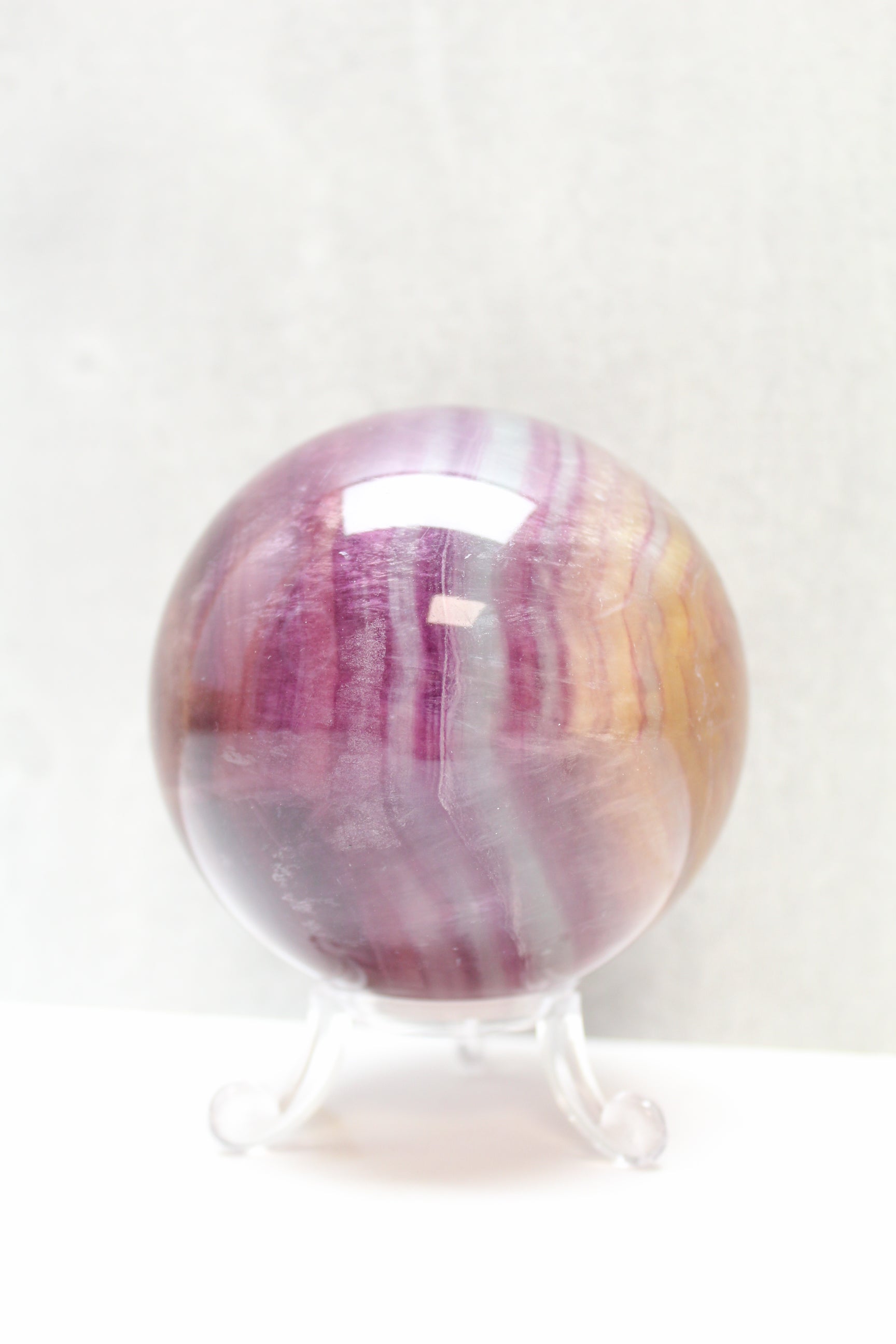 Fluorit Regnbue - Kugle - 665g