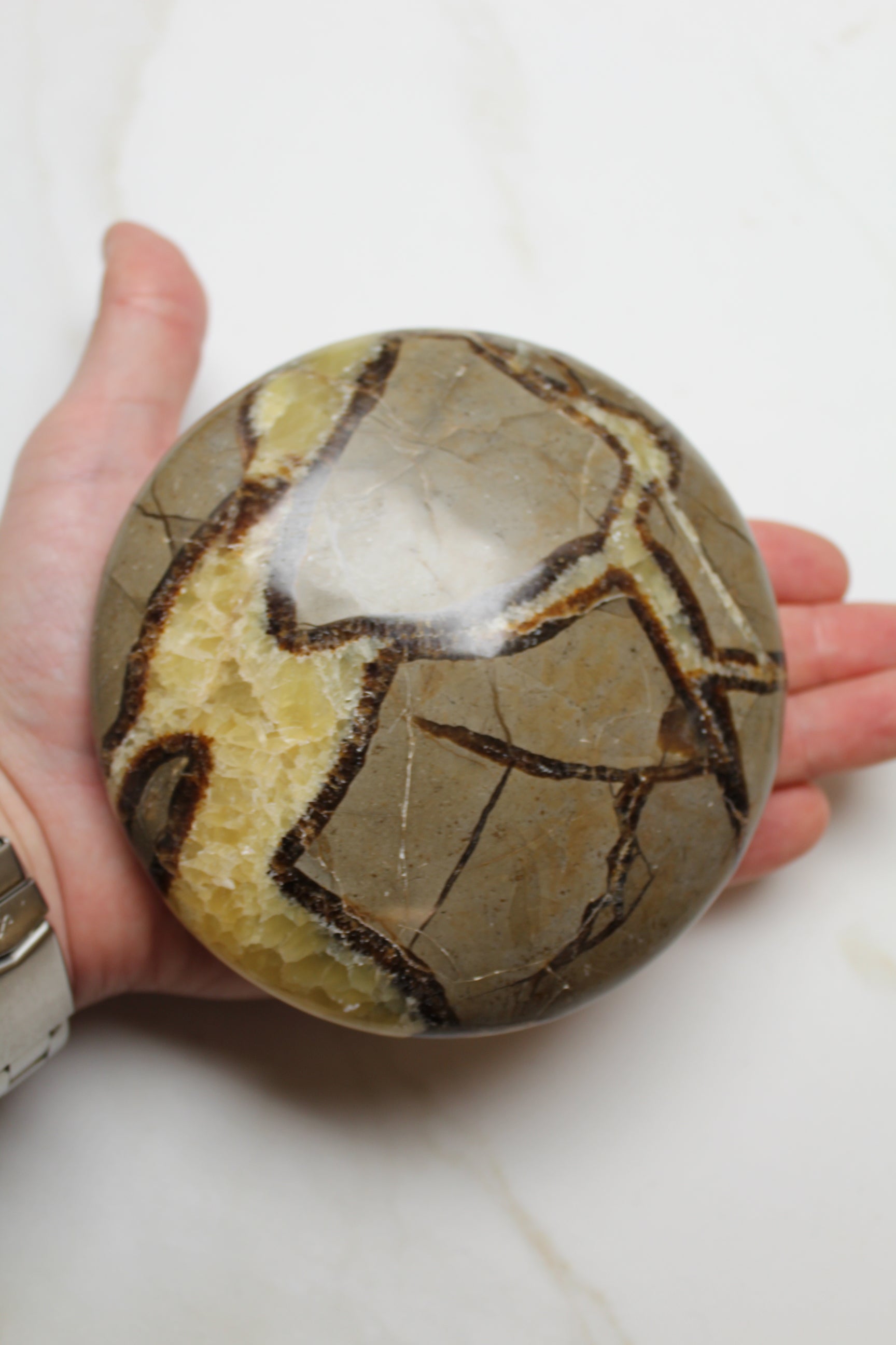 Gul Septarie UFO - 860g