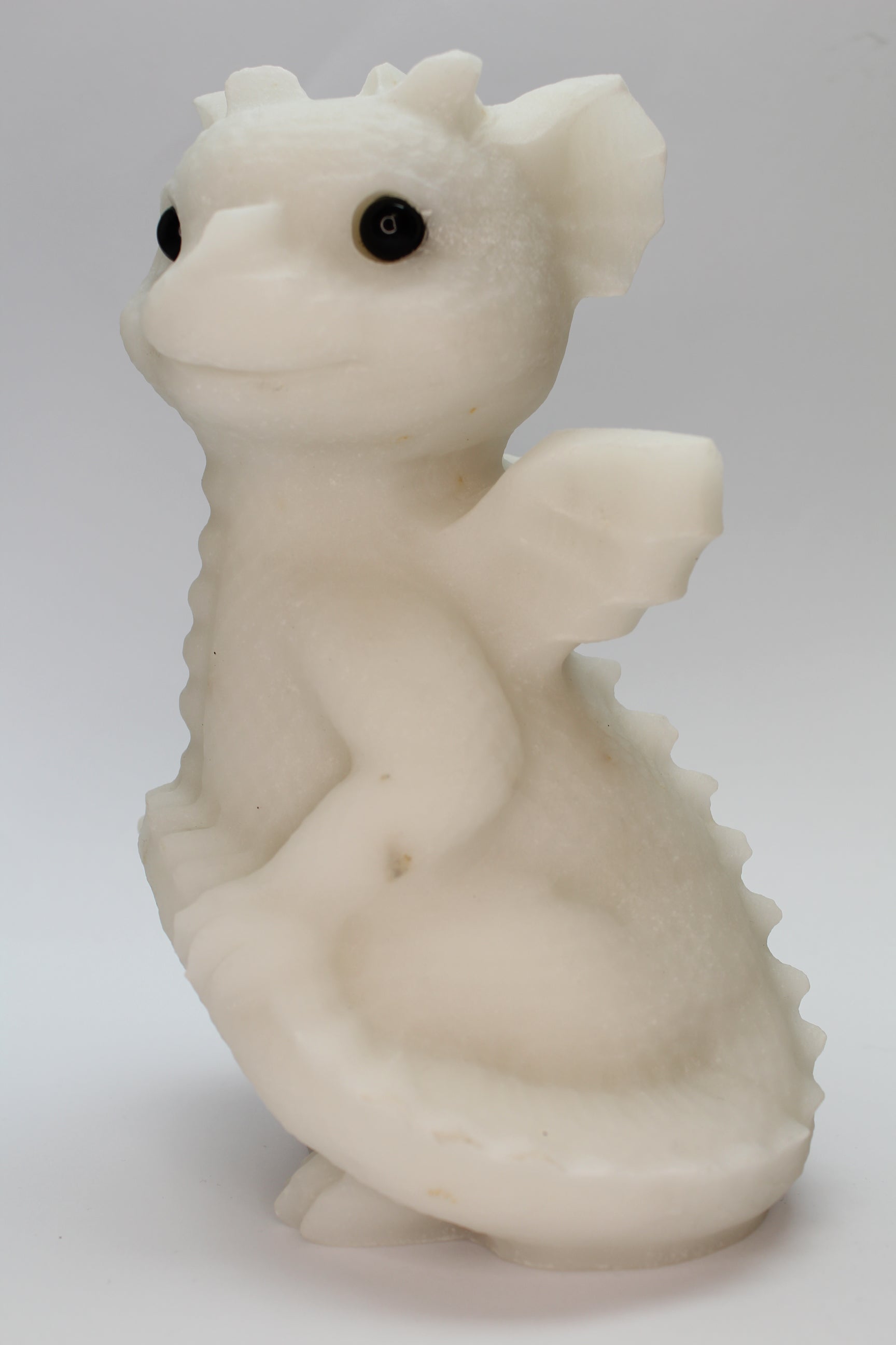 Drage Hvid Jade 20cm - XL