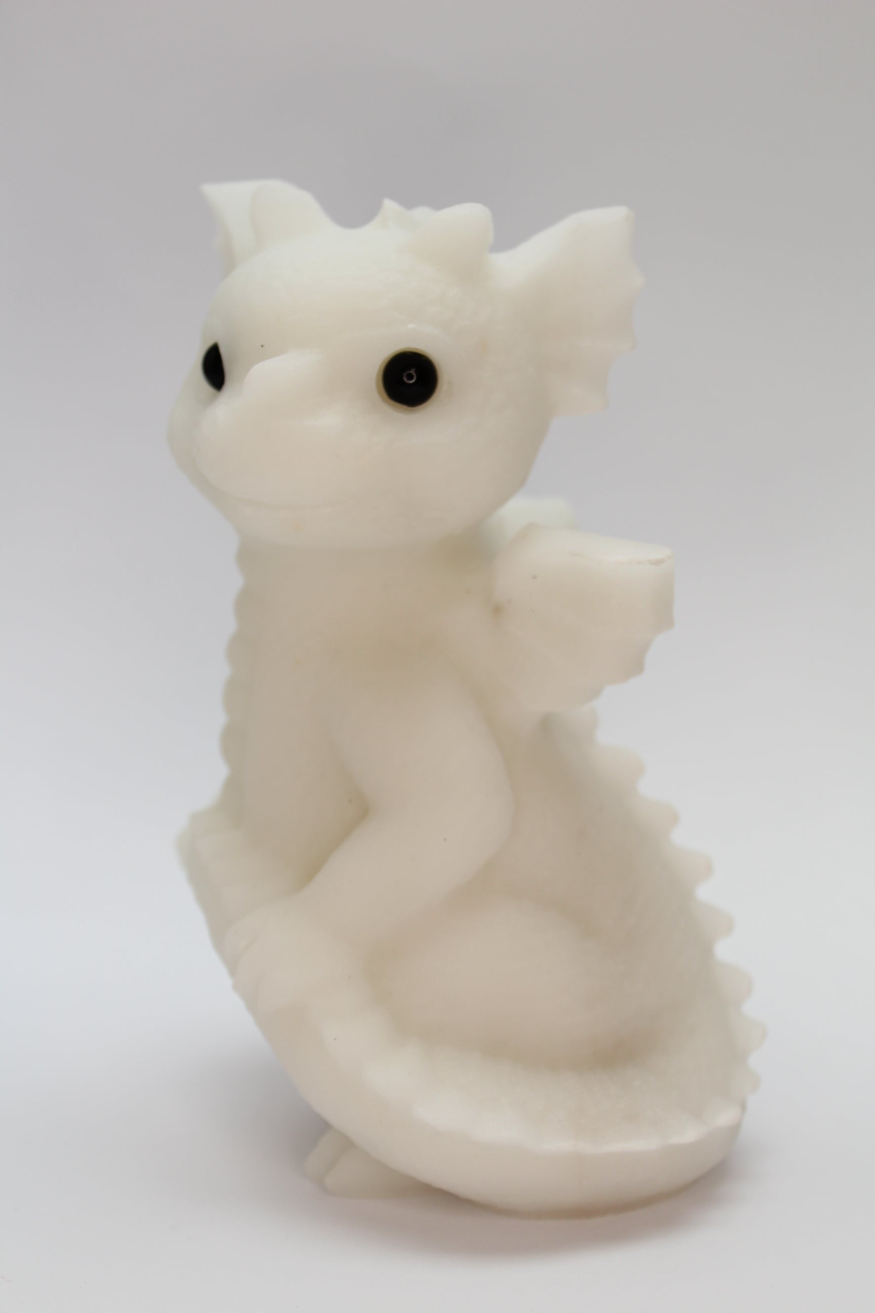 Drage Hvid Jade 15cm - L