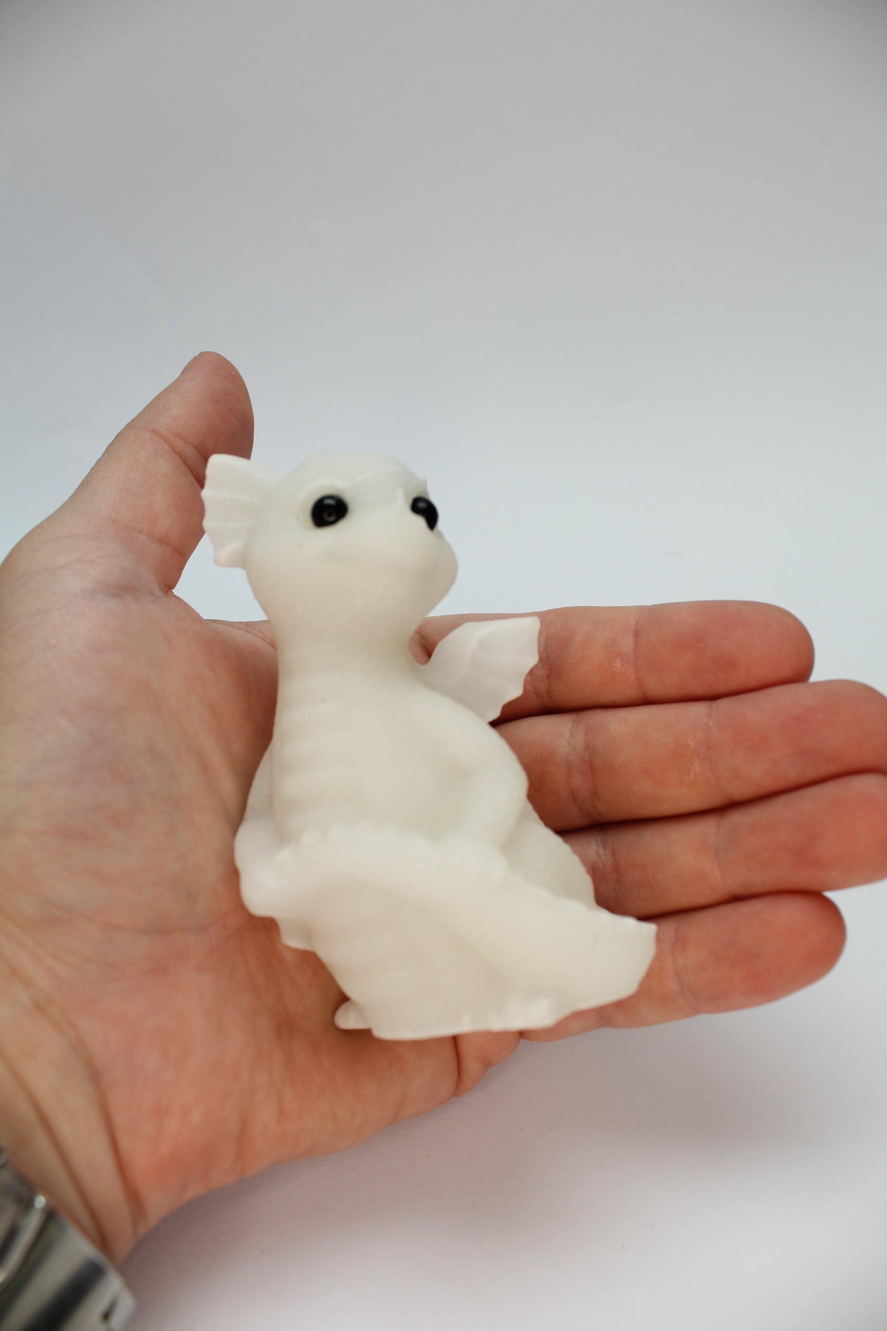 Drage Hvid Jade 8-9 CM