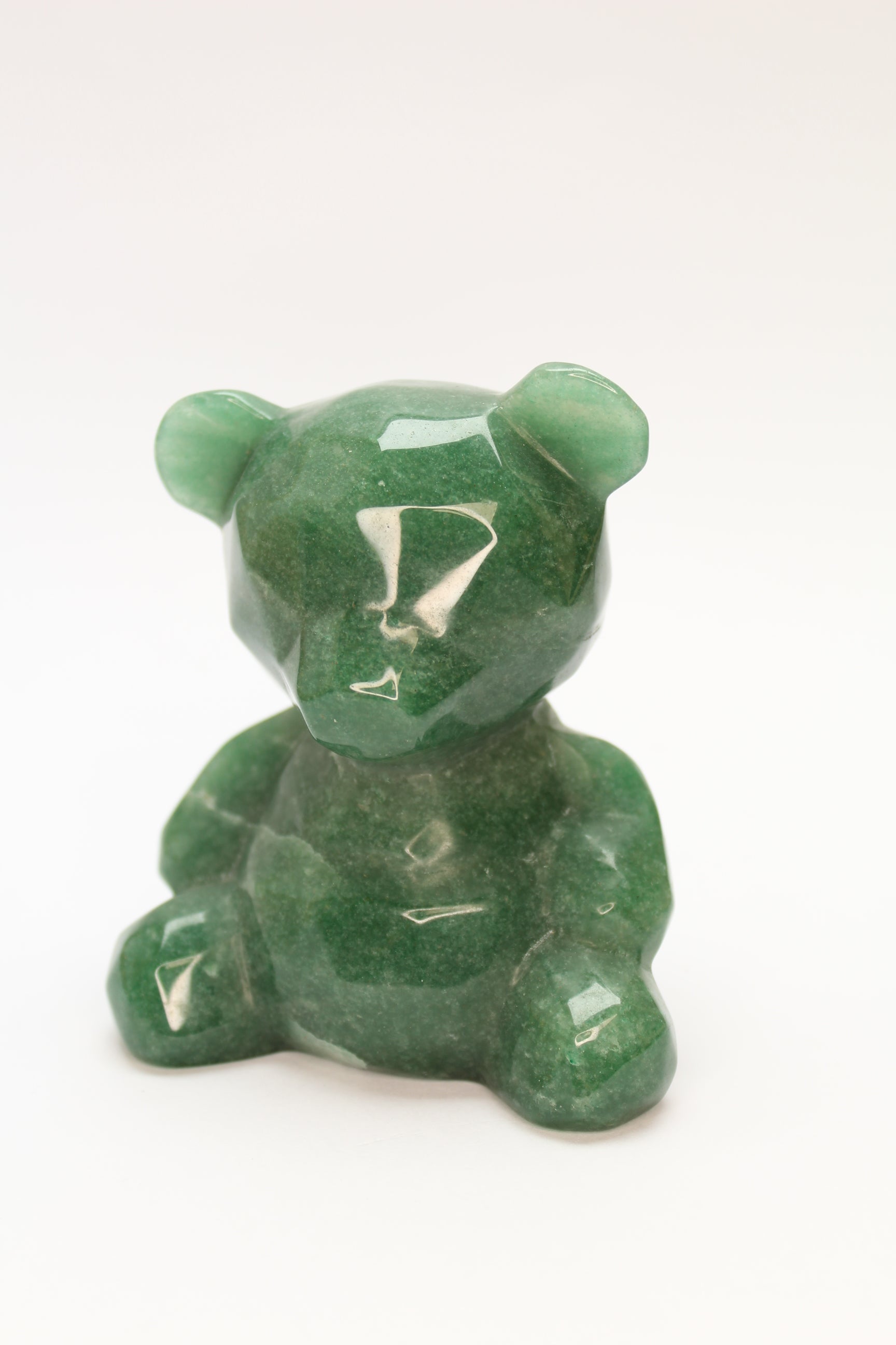 Grøn Aventurin Bamse - 10cm