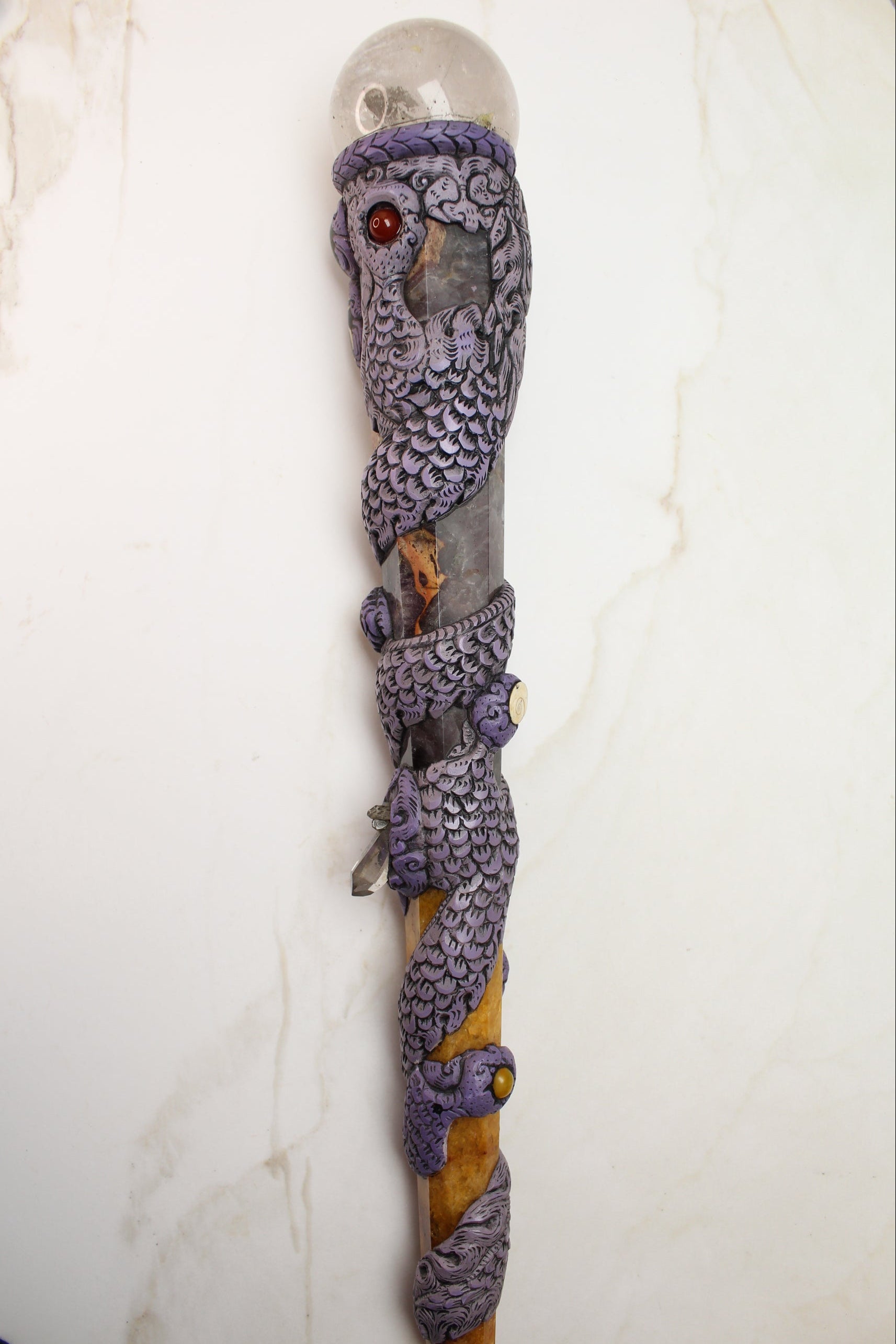 Antik Healerstav fra Tibet