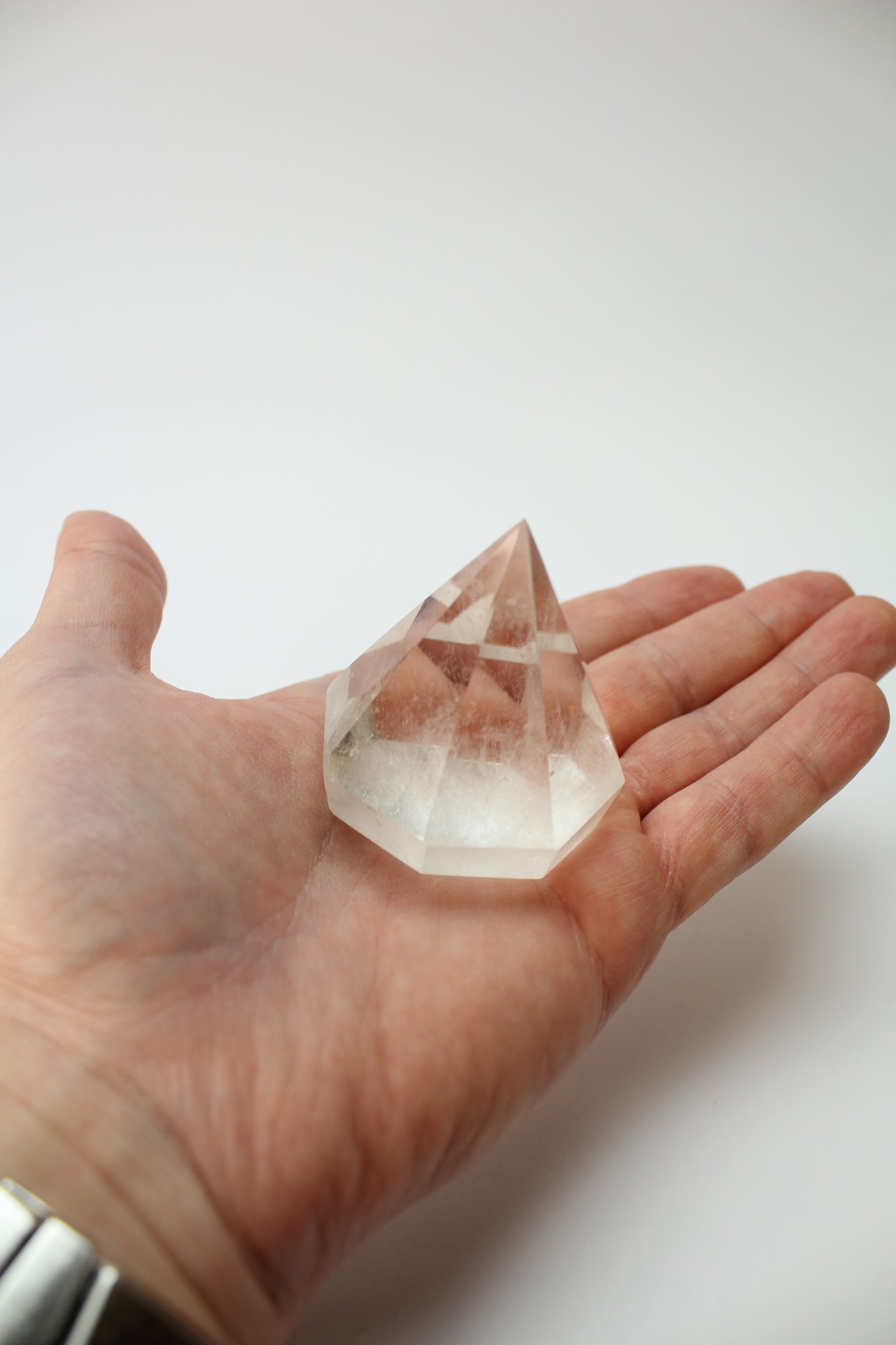 Bjergkrystal spids - 122g