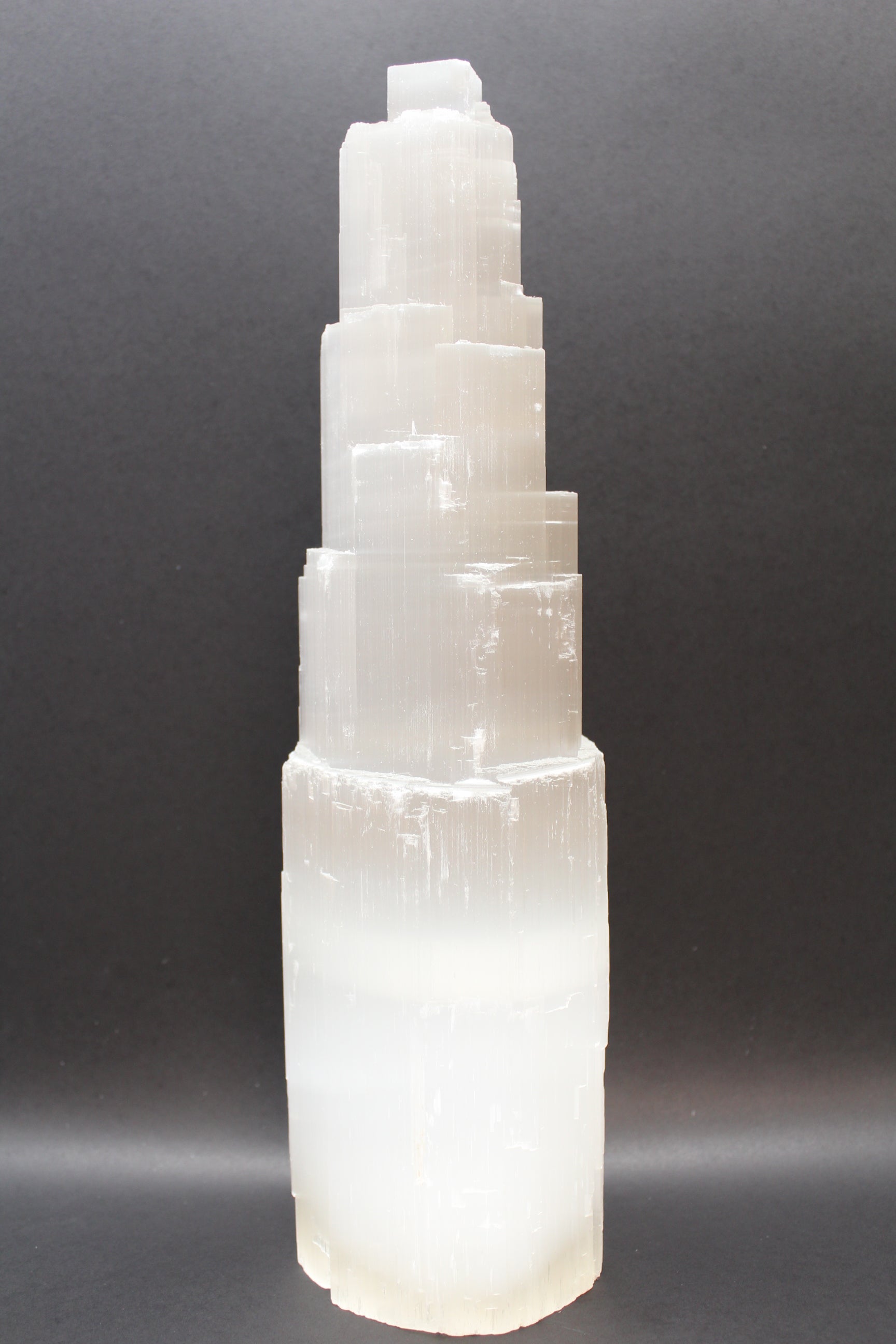 Selenit Lampe 38-40 cm