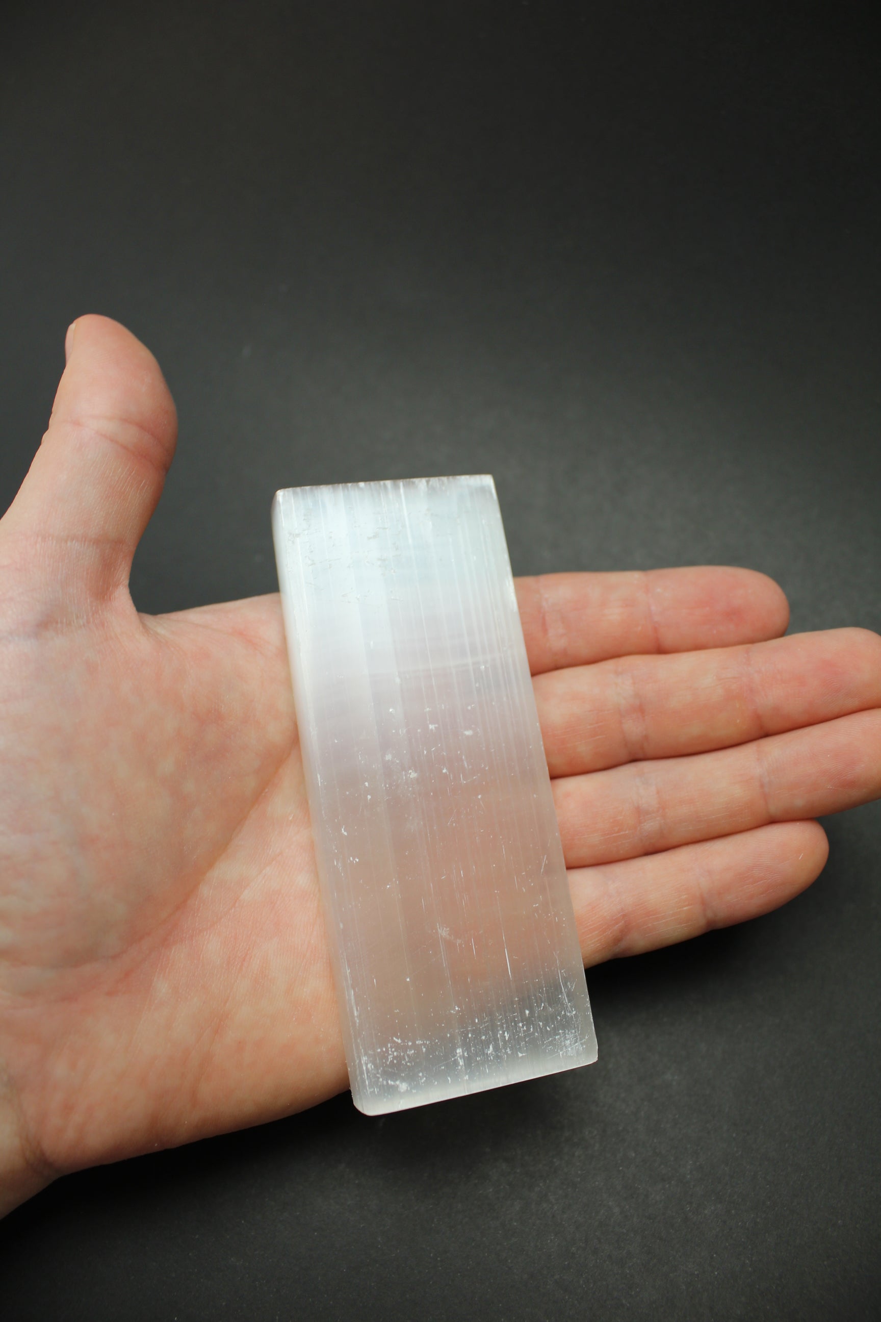 Selenit Plade 10 x 4 cm