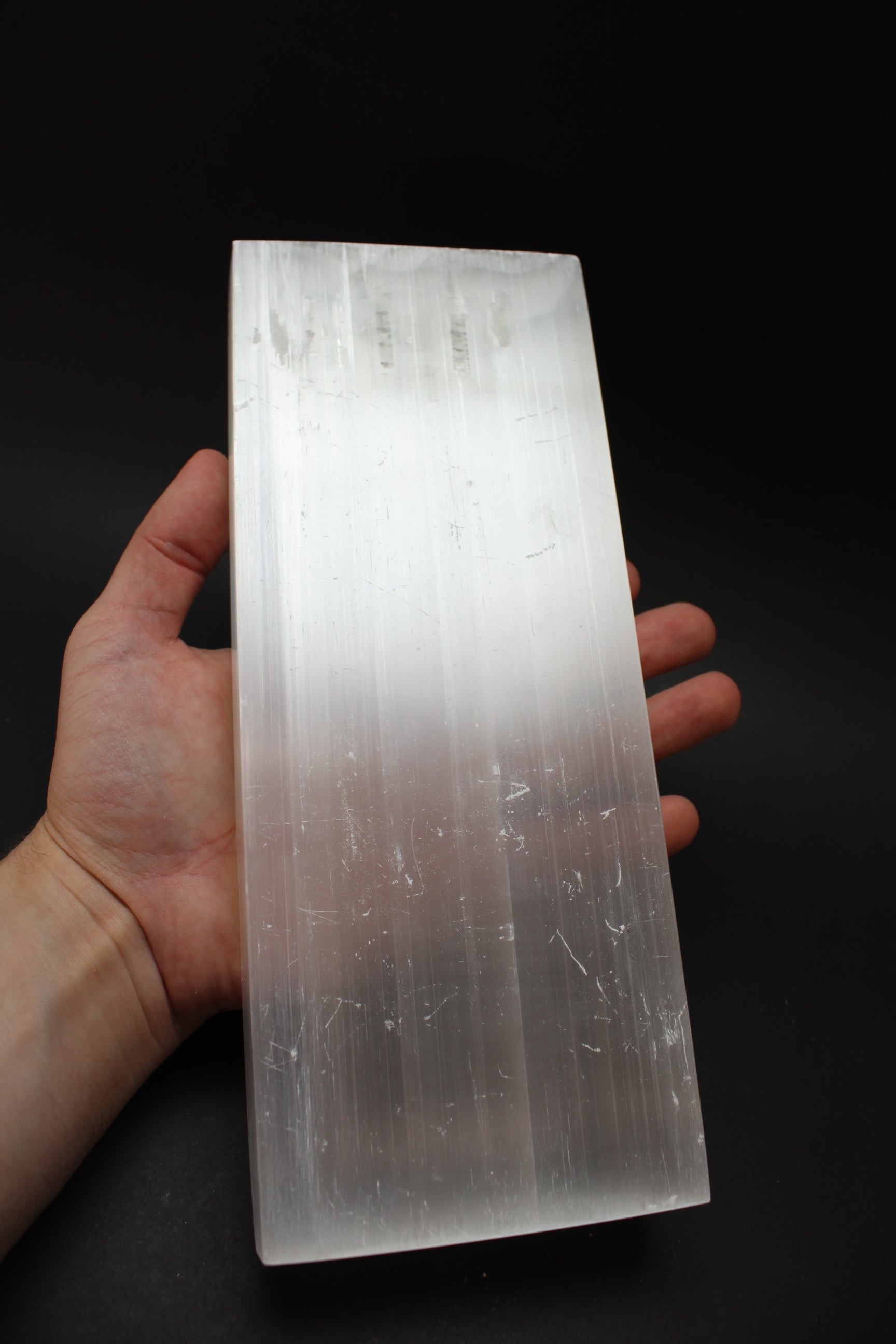 Selenit Plade 25 x 10 cm