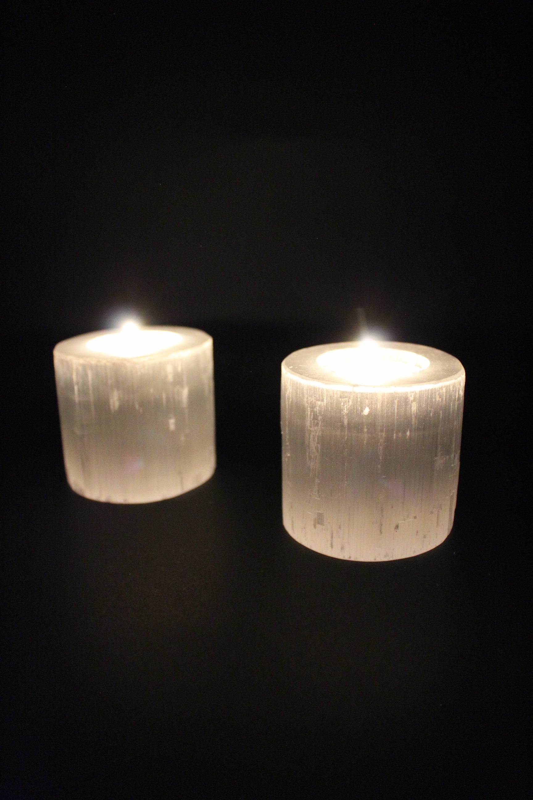 Selenit Fyrfadsstage 6 cm