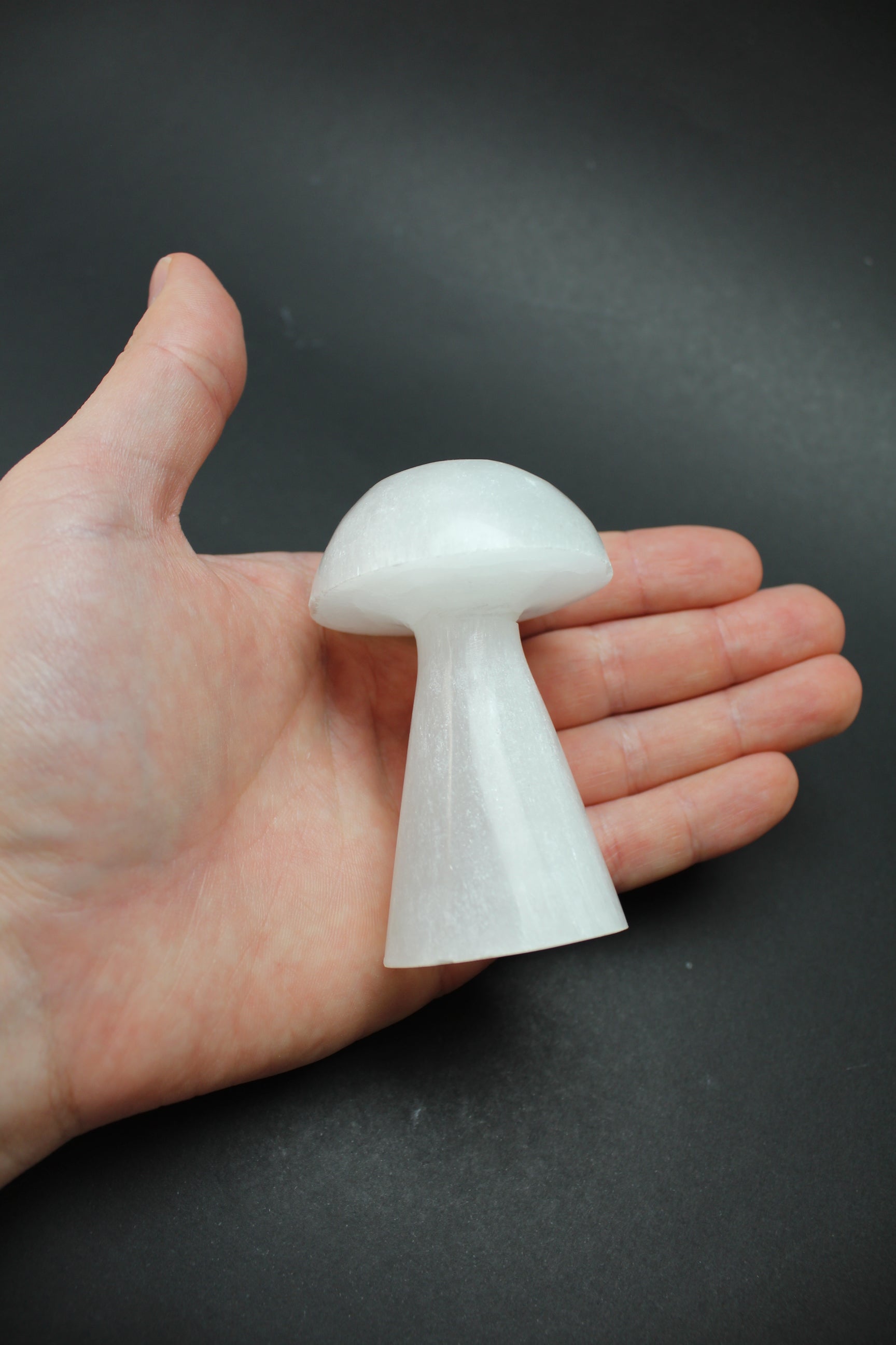 Selenit Svamp/Paddehat - 7-8cm