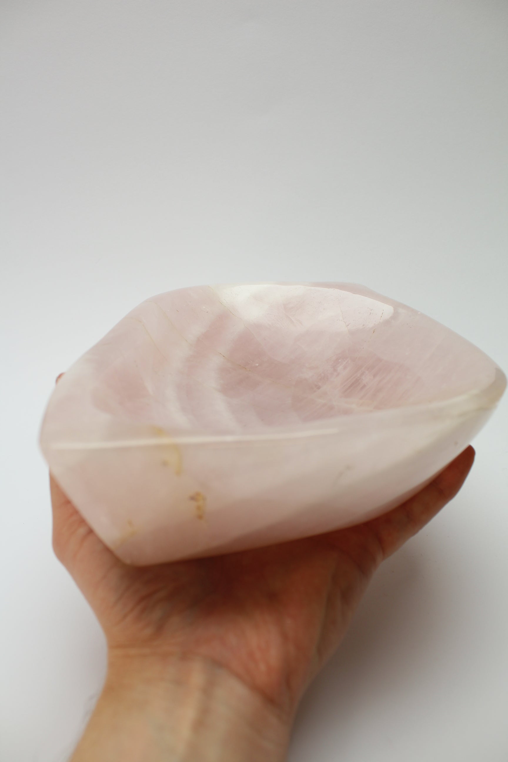 Rosakvarts Skål - 2.1kg