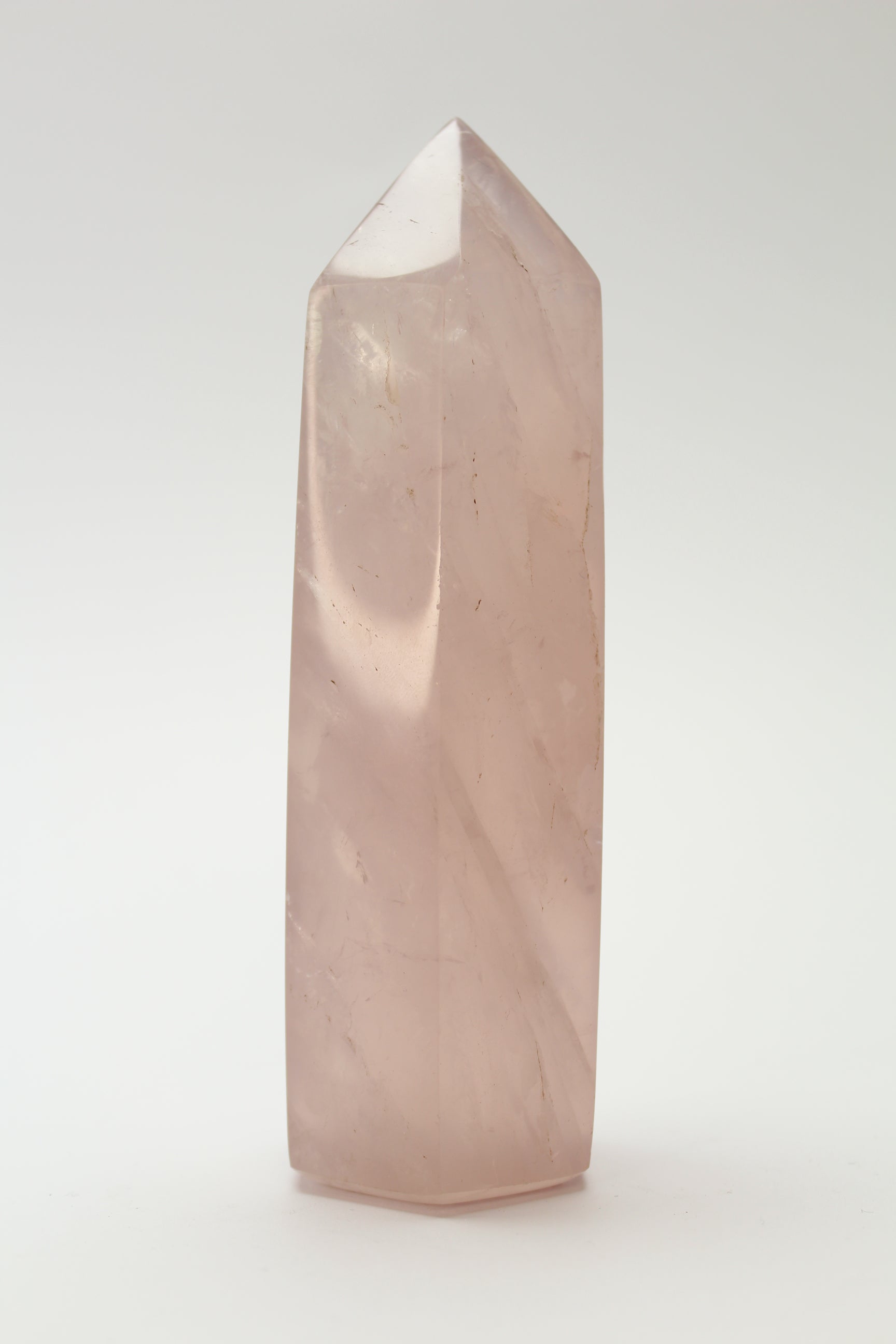Rosakvarts Tårn - 14cm