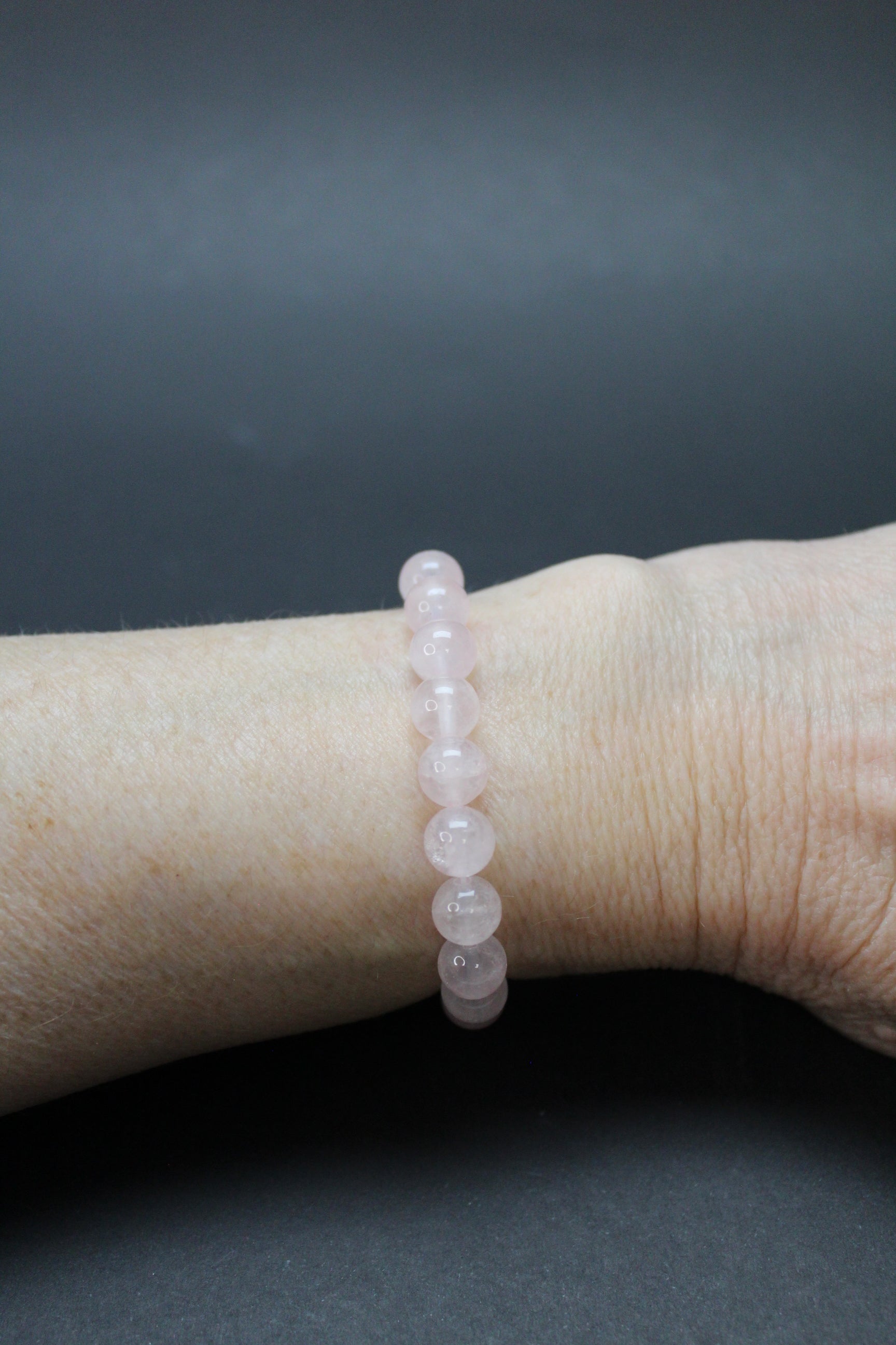 Rosakvarts Armbånd - 8 mm