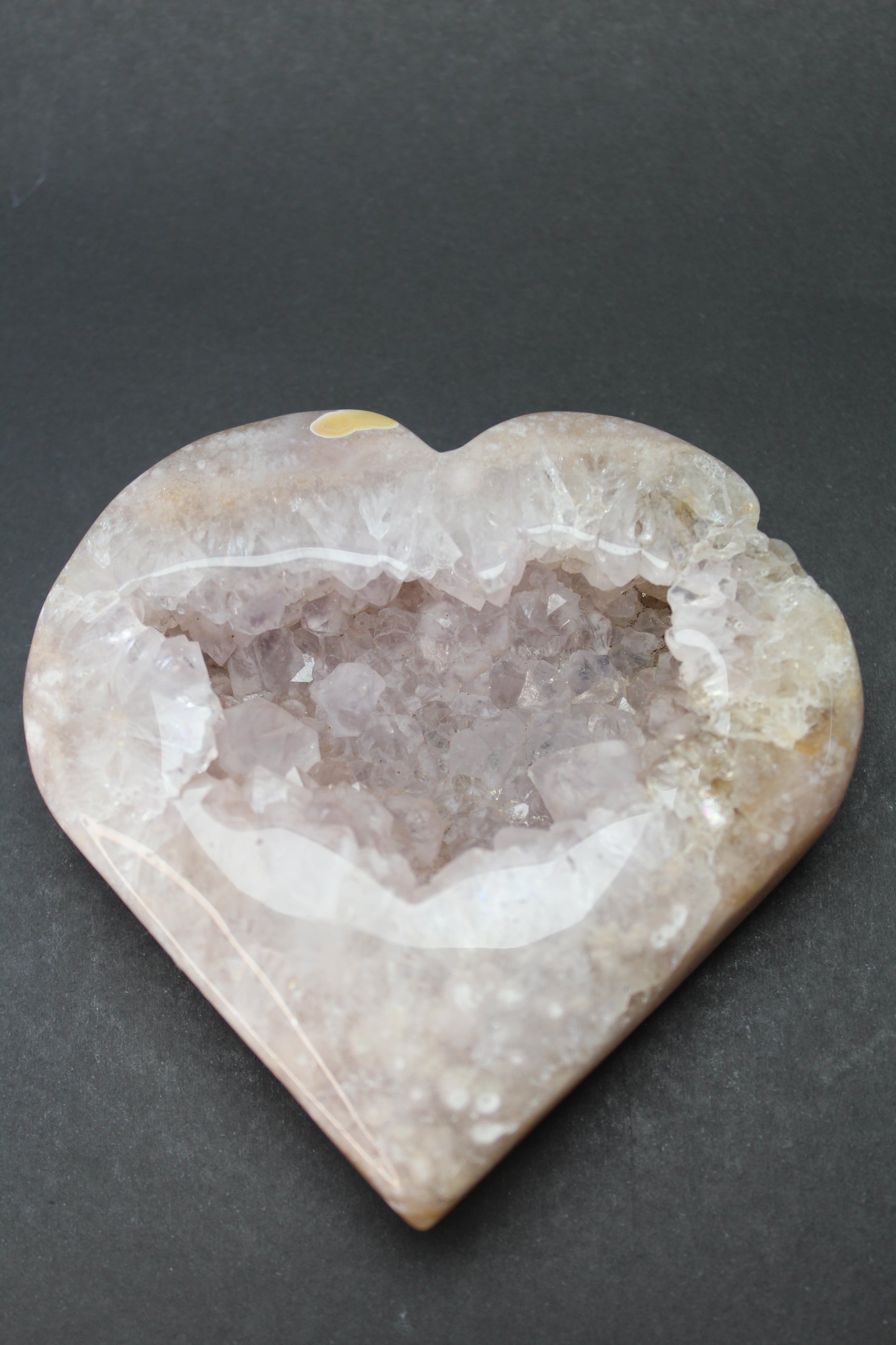 Hjerte Blomster Agat - 330g